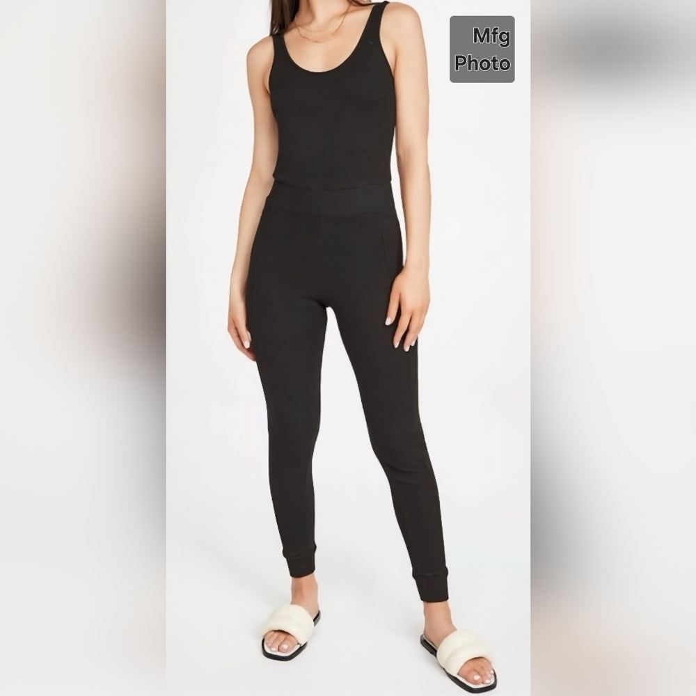 Monrow Sporty Tank Jumpsuit, Womens Medium - Picture 1 of 5